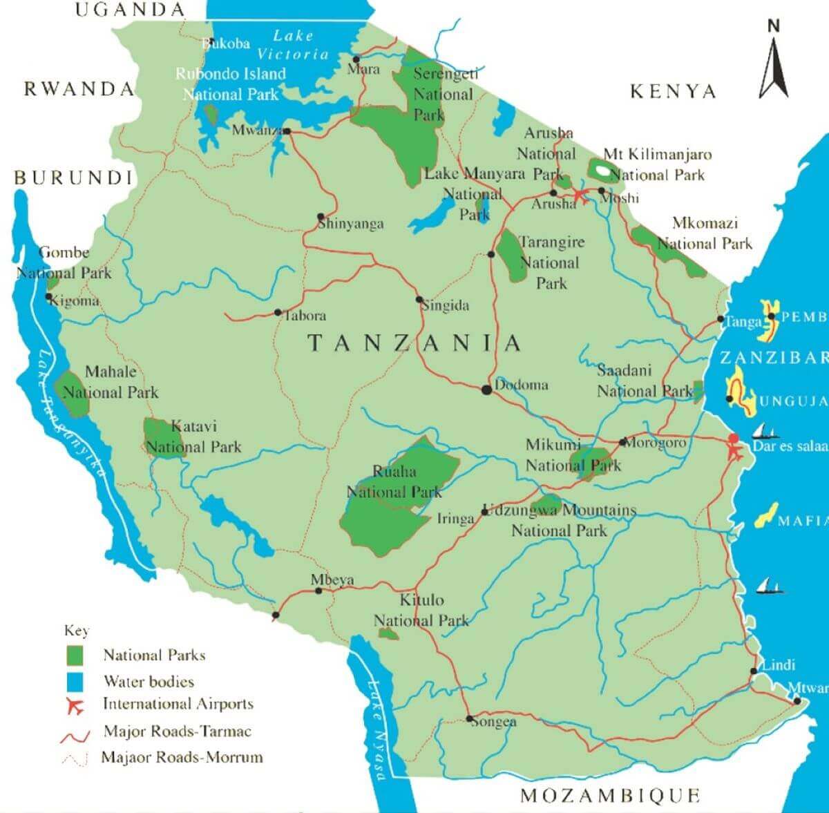 tanzania-map tanzania-map