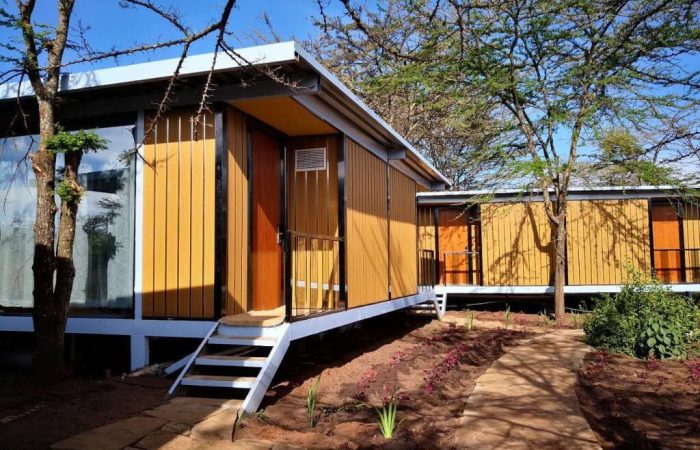 Glass cottage in Jambo Mara Safari Lodge